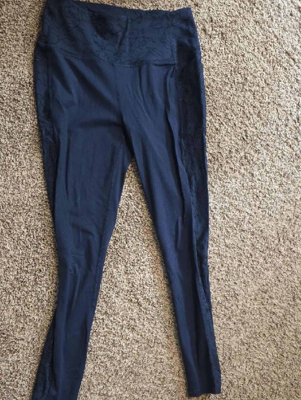 Skechers Navy Stretch Ponte Leggings